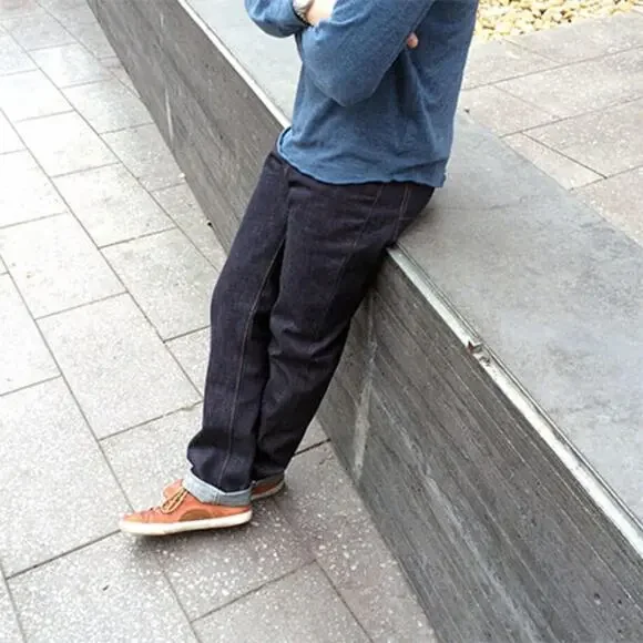 Gustin Dark Blue Straight Men Jeans - Picture 2 of 15